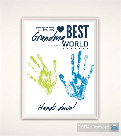 Best Grandma Gifts Grandma Gift From Grandkids Worlds Best - Etsy