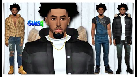 The Sims 4| | Urban Male CC Folder & Sim Download - YouTube