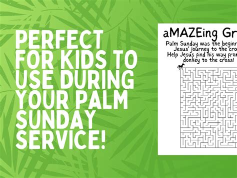 Palm Sunday Kids Activity Packet – Deeper KidMin