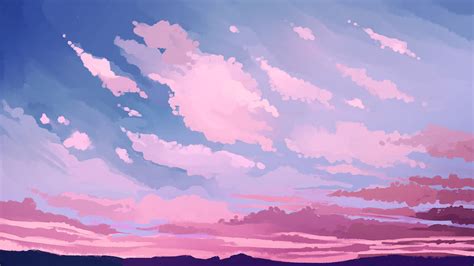 Aesthetic Pink Clouds Wallpaper Desktop - Parketis