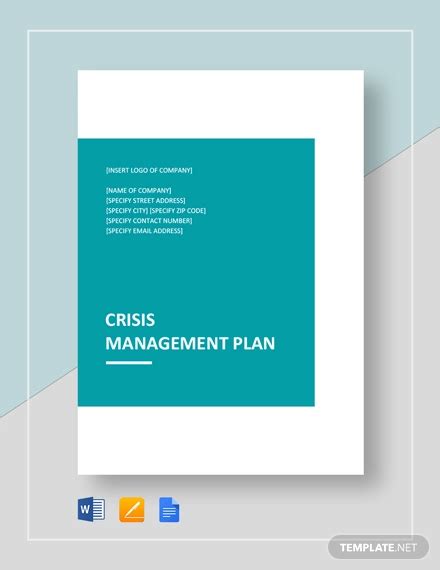 Crisis Management Plan - 13+ Examples, Format, How To Prepare, Pdf