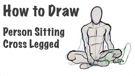 How To Draw Someone Sitting Cross Legged