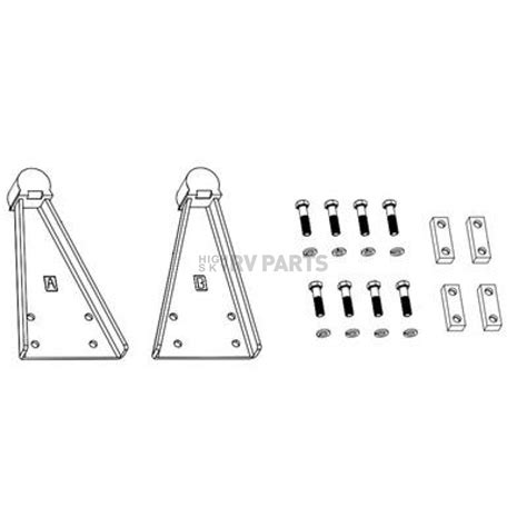 B&W Trailer Hitches 5Th Wheel Hitch Mount Kit - RVB3710 ...