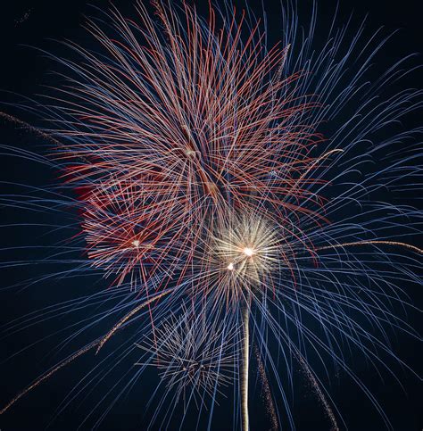 Fireworks Celebration Red White Blue Photograph by Terry DeLuco - Fine ...