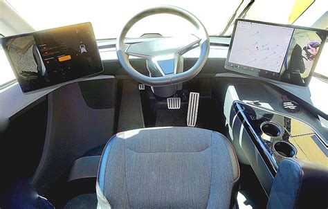 Tesla Semi truck production interior teased | Tesla Cybertruck Forum ...