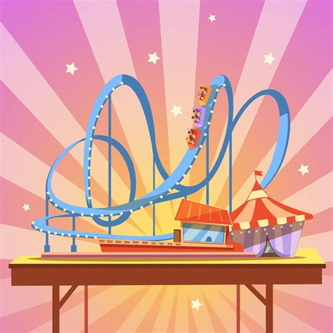 Amusement park cartoon 479232 Vector Art at Vecteezy