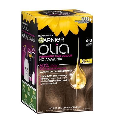 Garnier Olia Permanent Hair Colour - Light Brown | BIG W