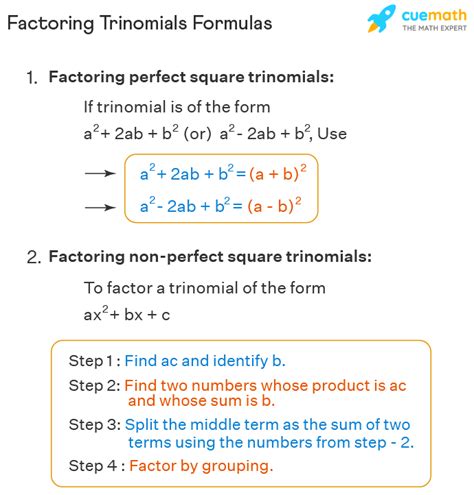 Trinomials - Formula, Examples, Types