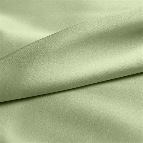 Pea Green Charmeuse Fabric 100% Pure Silk for Fashion