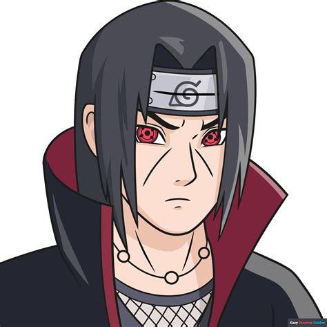 How To Draw Itachi Mangekyou Sharingan