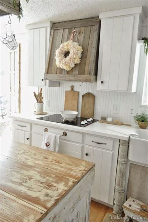 White Country Kitchen Cabinets