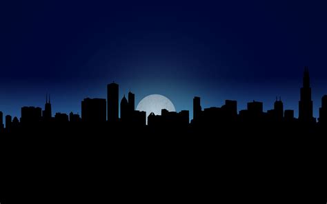 Dark City Background - WallpaperSafari