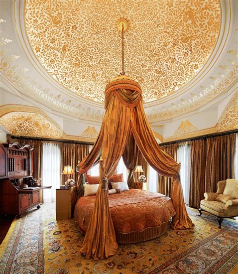 Rambagh palace Grand Presidential Suite – Sukh Niwas – Bedroom in 2020 ...