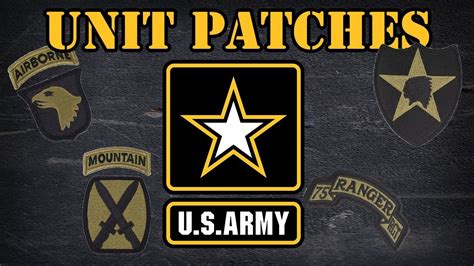 Army Infantry Patches