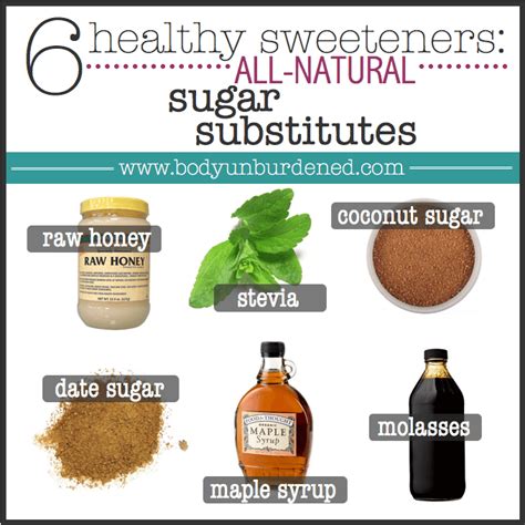 6 healthy sweeteners: All-natural sugar substitutes - Body Unburdened