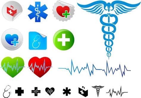 Medical icons Vectors graphic art designs in editable .ai .eps .svg ...