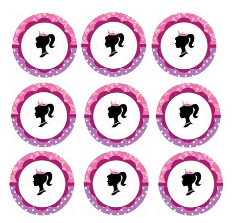 Barbie Silhouette Stickers at GetDrawings | Free download