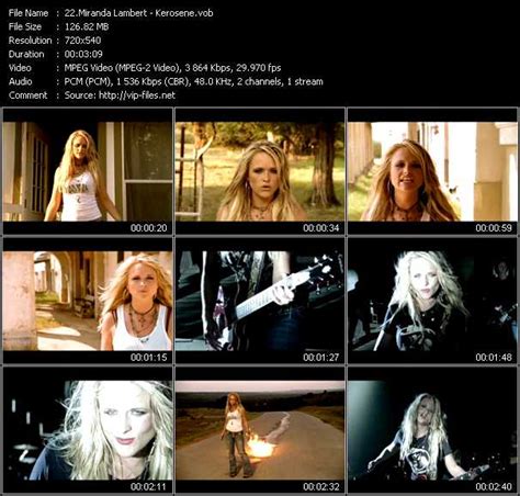 Download Miranda Lambert - Kerosene - VOB Video