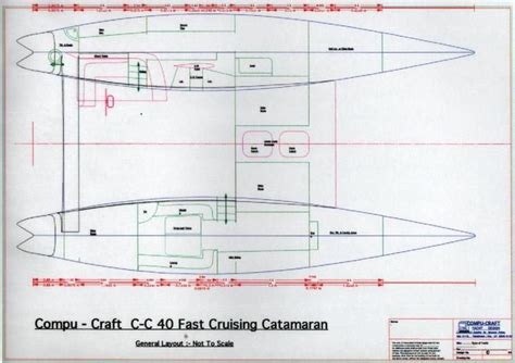 C-C 40 Fast Forty Sailing Catamaran 003 Power Catamaran, Sailing ...