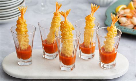 Tempura Shrimp with Romesco Dipping Sauce - Aqua Star