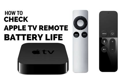 How to Check Apple TV Remote Battery Life - Apple TV Hacks