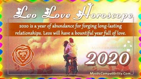 Leo Love Horoscope 2020 - Love & Relationship Predictions