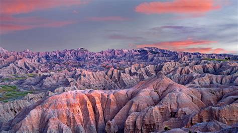 Download Sunset Badlands National Park USA Mountain Nature Canyon 4k ...