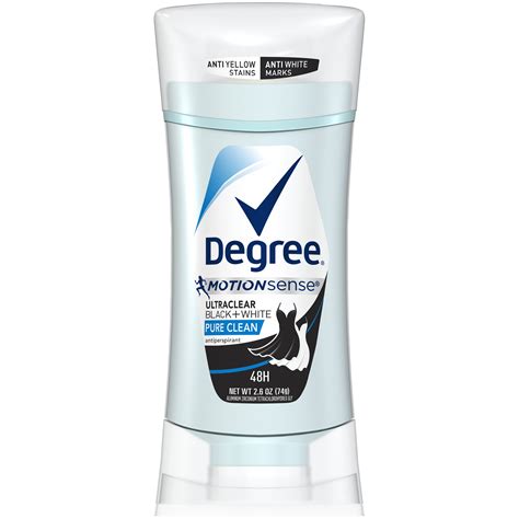 Degree Women Ultra Clear Anti-Perspirant & Deodorant, Pure Clean, 2.6 ...