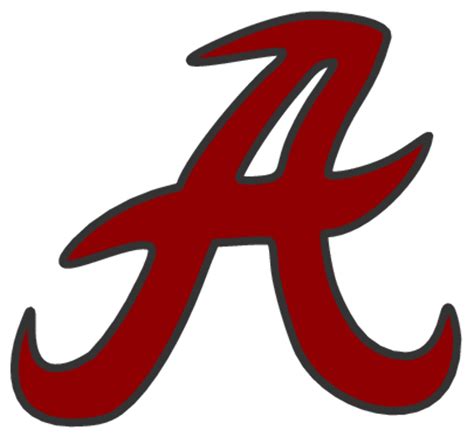 Download High Quality alabama football logo font Transparent PNG Images ...