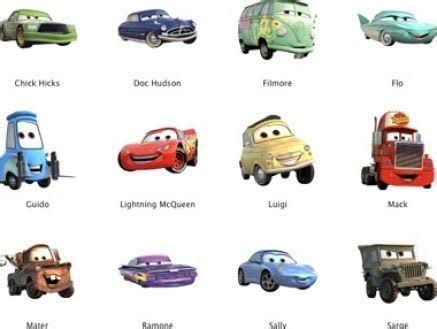 List Cars Characters Names And Pictures - Djupka