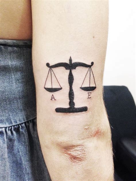 Scales Of Justice Tattoo