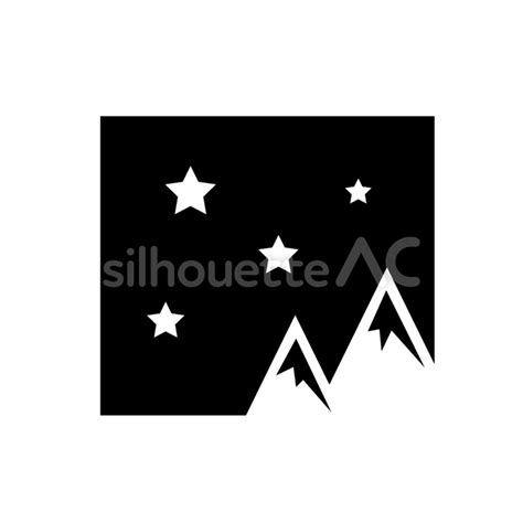 Night sky 136584 - Free Download - silhouetteAC