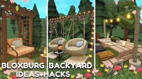 Bloxburg Back Garden Ideas