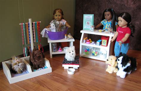 American Girl Doll Pampered Pet Shop Set-Pet Shop