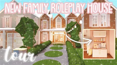 NEW Bloxburg Roleplay Family House Tour! Roblox Bloxburg - YouTube