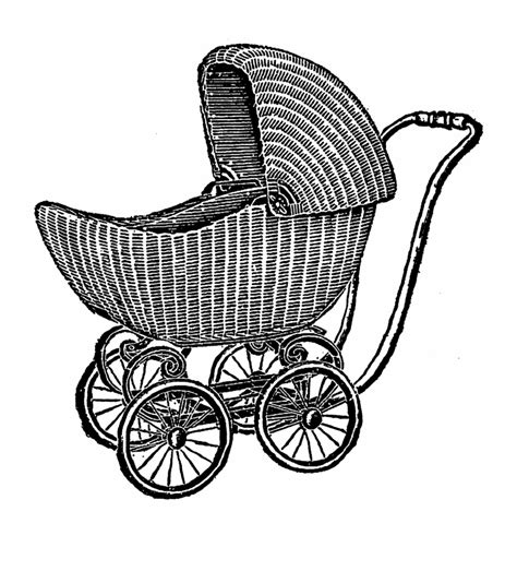 Digital Baby Carriage Downloads Baby Carriage - Clip Art Library