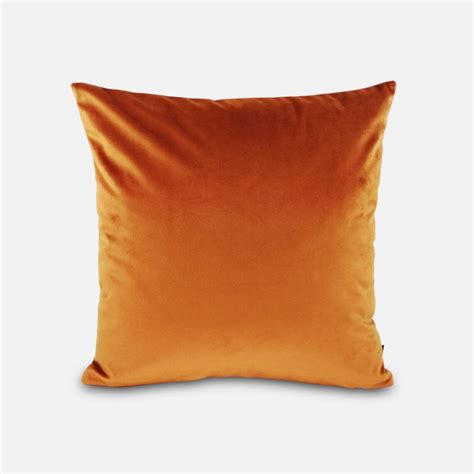 Burnt Orange Velvet Throw Pillow Orange Pillow Velvet Pillow - Etsy