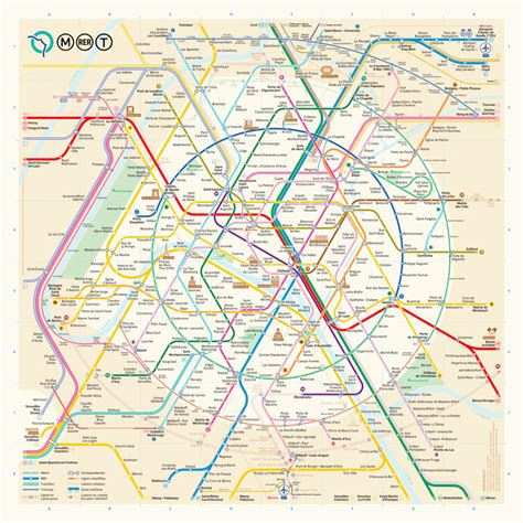 The New Paris Metro Map - Vivid Maps