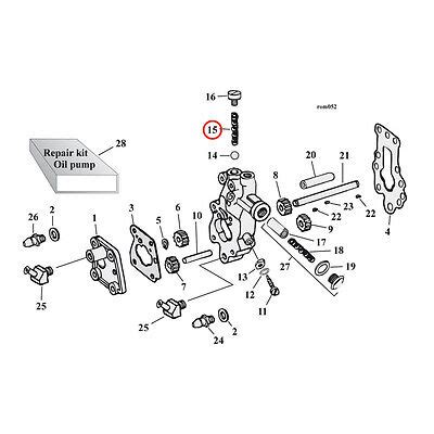 MCS HARLEY DAVIDSON REPLACEMENT OIL PUMP CHECK VALVE SPRING BT / XL ...