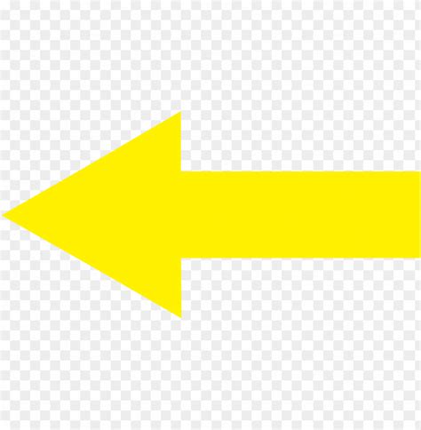 320 159 Pixels - Yellow Arrow Pointing Left PNG Transparent With Clear ...