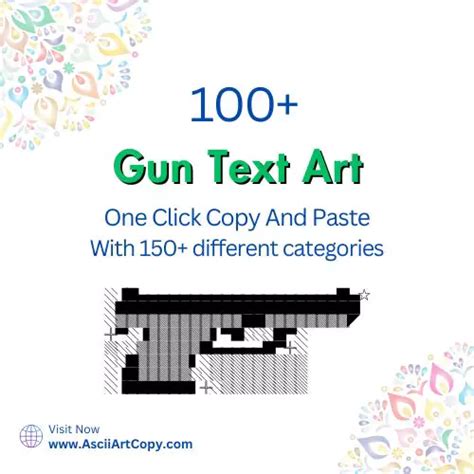 Gun Text Art | One Click Copy And Paste👌