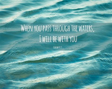 Scripture Art Photography Bible Verse Ocean Print