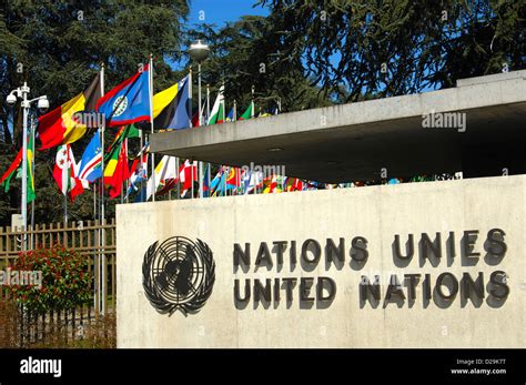 United Nations headquarters, Geneva Stock Photo - Alamy