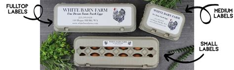 Custom Egg Carton Labels for Small Independent Farmers | The Egg Carton ...