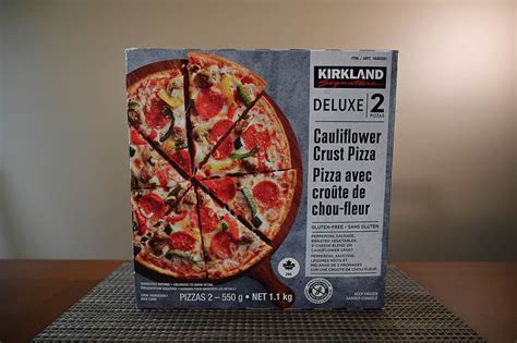 Costco Kirkland Signature Deluxe Cauliflower Crust Pizza Review ...