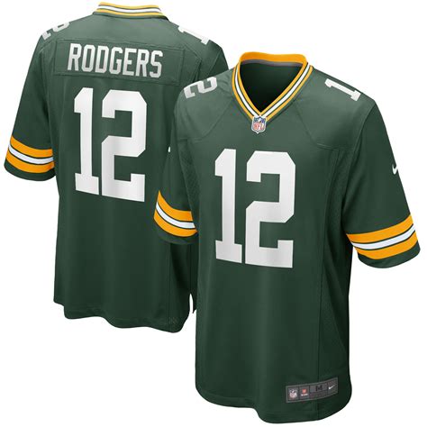 Mens Green Bay Packers Aaron Rodgers Nike Green Game Jersey