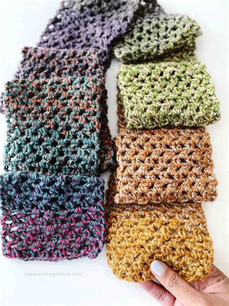 One skein Crochet Scarf that you can make in a weekend! - Smiling Colors