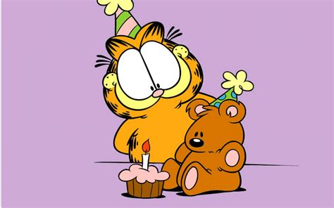 Garfield And Pooky Bear Clipart