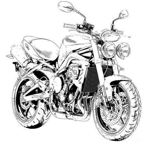 Honda Motorcycle Drawing at GetDrawings | Free download