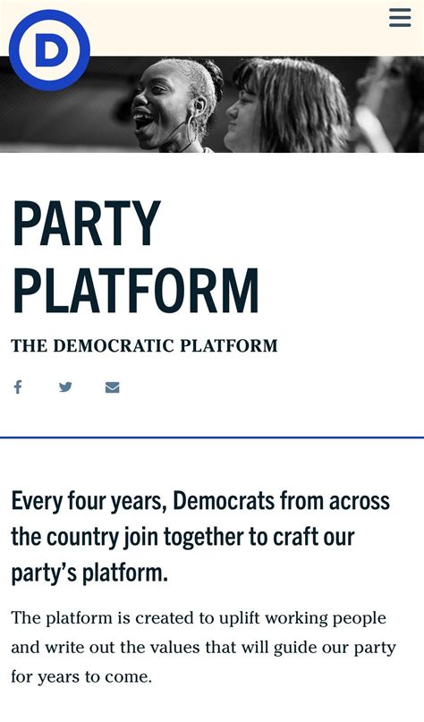 The Democratic Party’s Platform : r/freeblackmen